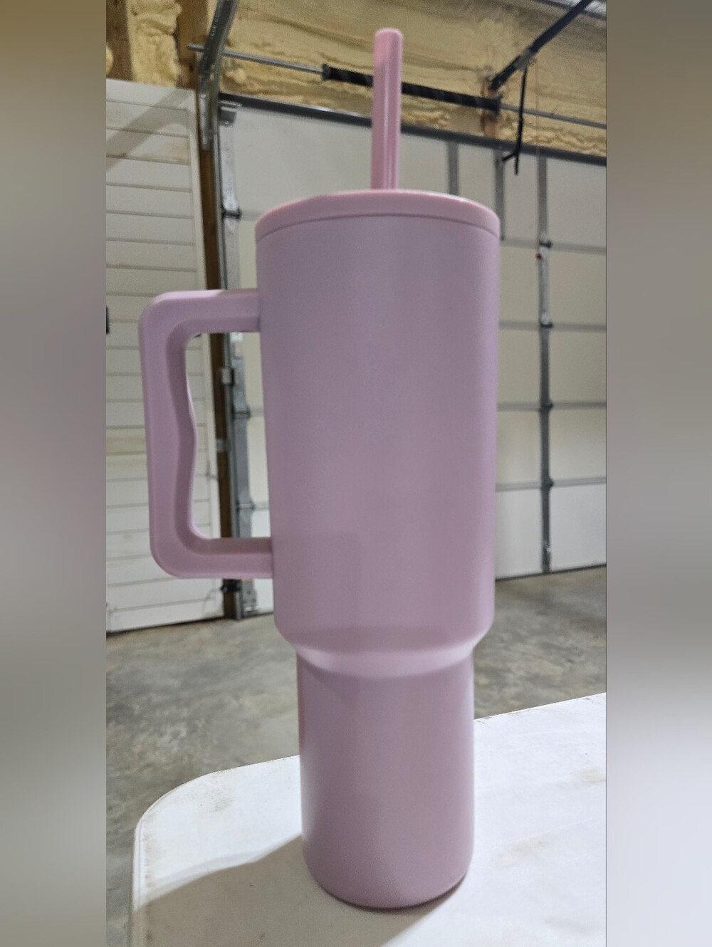 Lavender Insulated 40oz Simple/Modern (BRAND) Tumbler with Handle; s/m